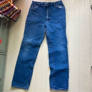Vintage lined L.L. bean straight leg jeans, vintage size 18, see measurements
